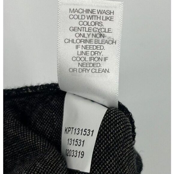 J Jill Pants Size Large Womens Black Ponte Slim Leg Pull On Diamond Stretch - Picture 7 of 7